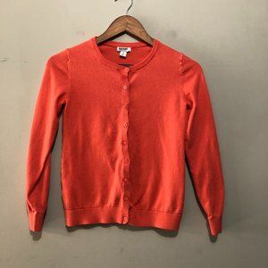 Old Navy Button Front Long Sleeve Cardigan Pink Size XSmall